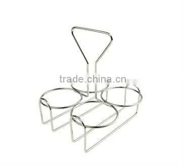 3-hole wire condiment jar holder