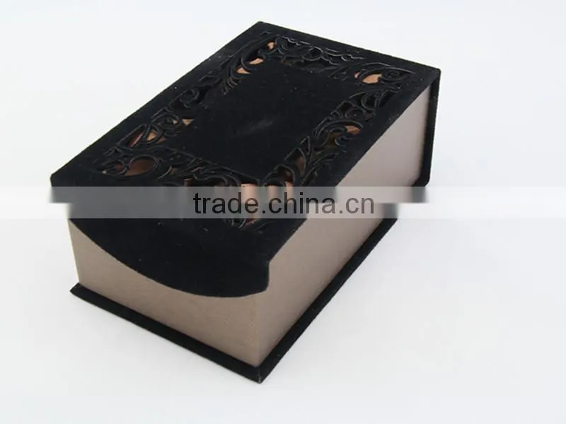 New design unique laser cut magnetic paper gift packaging box