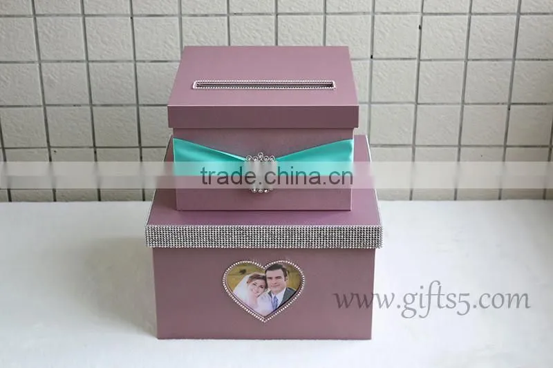 Elegant wedding box for cards wholesale