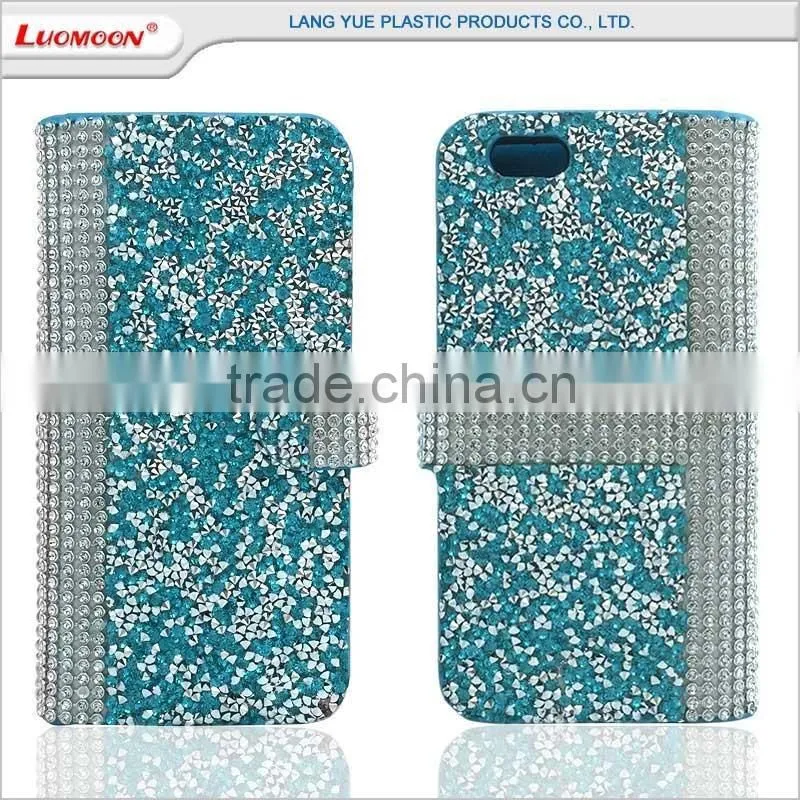 diamond wallet leather phone case cover for huawei ascend y g d u 8825 100 200 330