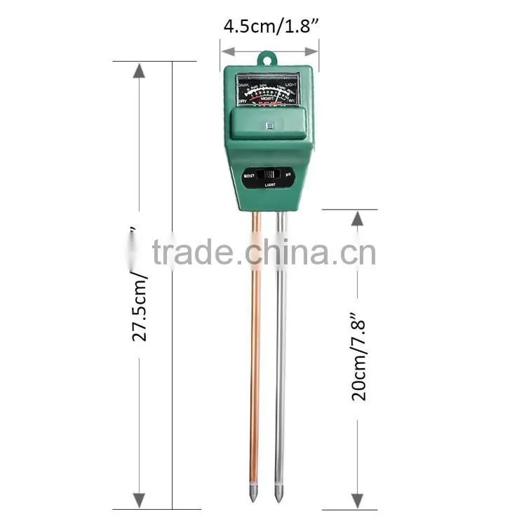 3in1 Plant Flowers Soil Tester Moisture Light PH Meter