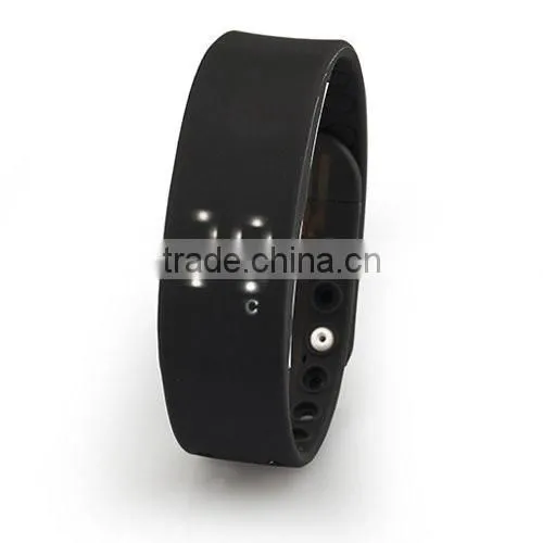 Slims Bracelet Watch Pedometer, Sleep Monitoring,Temperature Monitoring,Time Display , Digital Time Display,Lada Motion Sensor