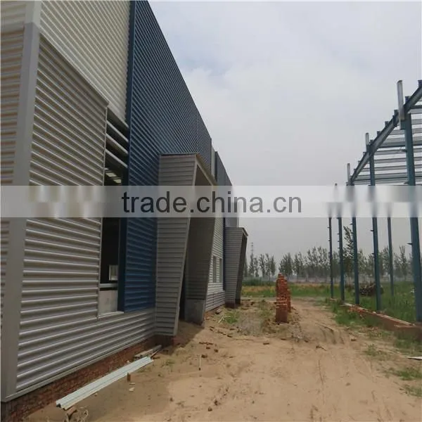ready made light steel structure warehouse/steel frame workshop