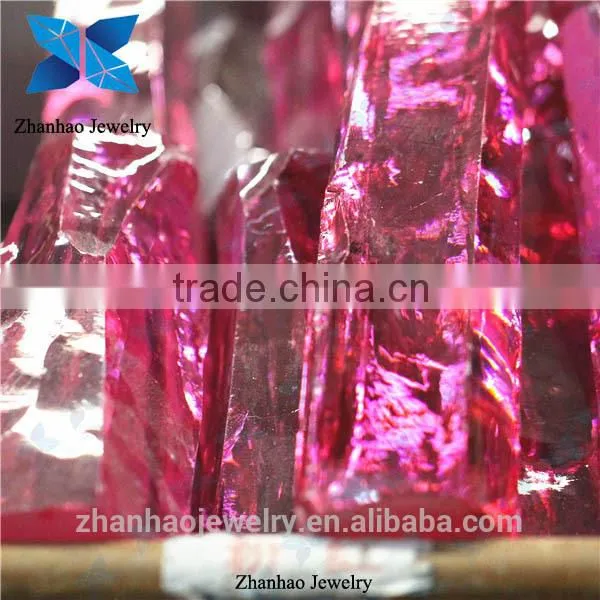 colorful Uncut Raw Gemstones /raw cubic zirconia material stone/semi precious stone