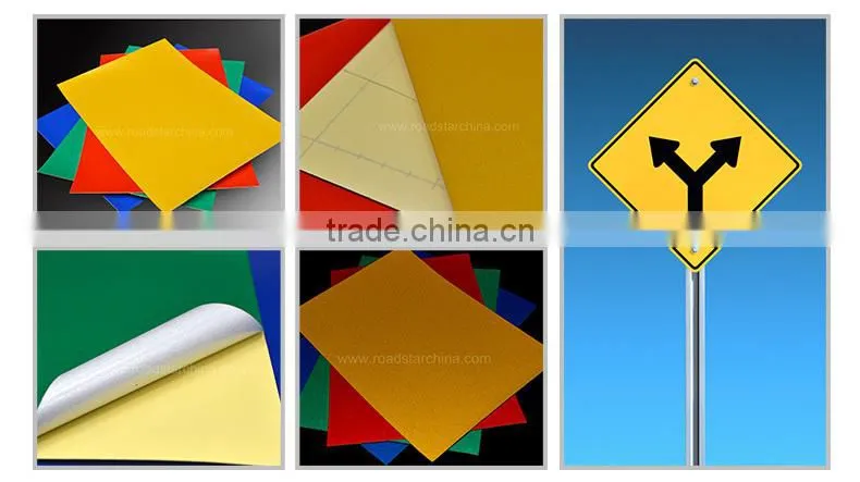 Direct selling polychrome PET reflective sheeting