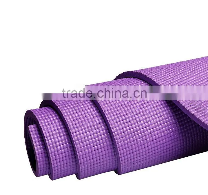 High Quality ECO-Friendly 6mm PVC Yoga Mat Indoor Fitness Equipments Environmental protection Yoga Mat