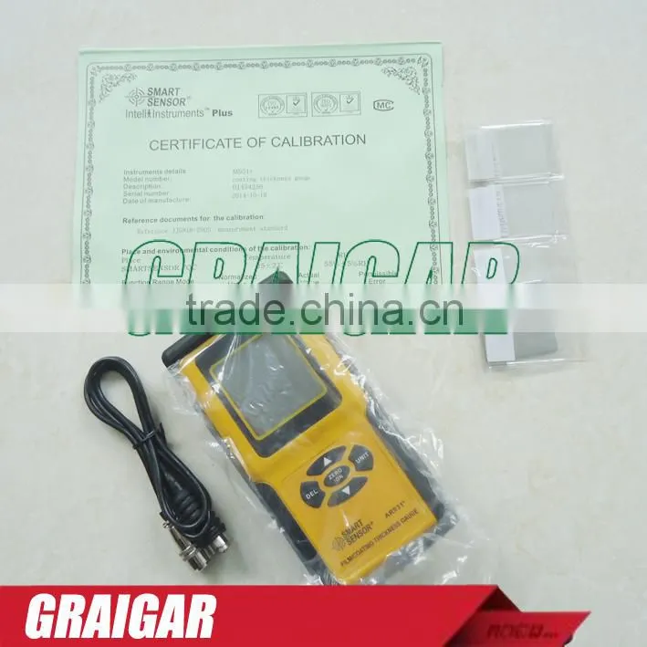 AR931 Ultrasonic Thickness Meter Film/Coating Thickness Gauge AR931