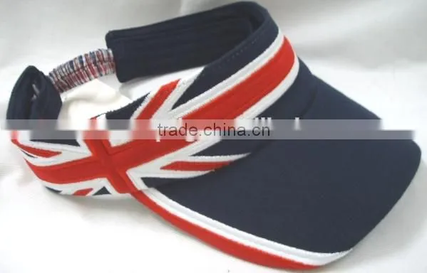 fashion high quality sports custom cheap cotton sun visor