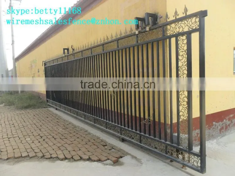 High Quality Cheap wrought iron fence gate for driveway