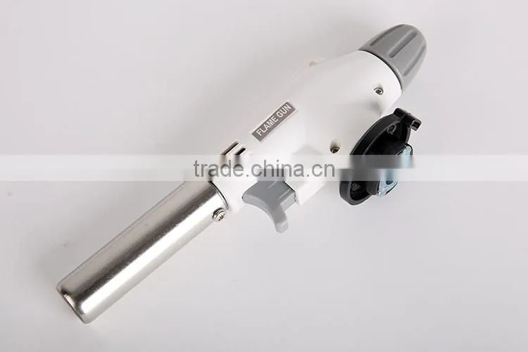 Butane Gas Torch Flame Gun Auto Ignition Blow Jet Burner Lighter Welding Burning Iron Heating BBQ Blowtorch Cooking Soldering