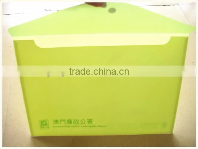 2014 Newest Design PP A4 Envelope Folder