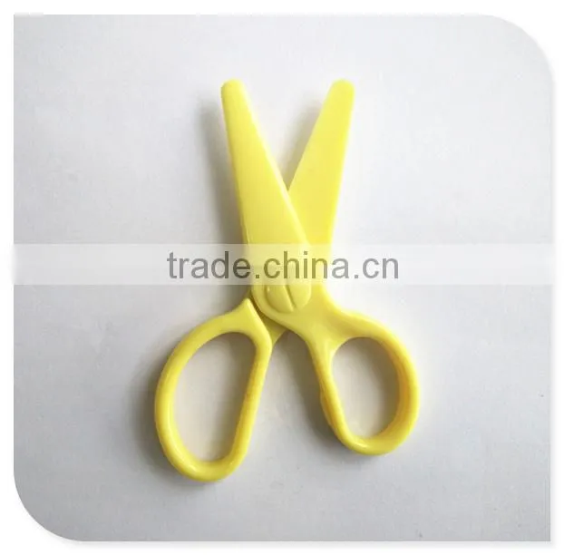 school stationery scissors/plastic cutting scissor