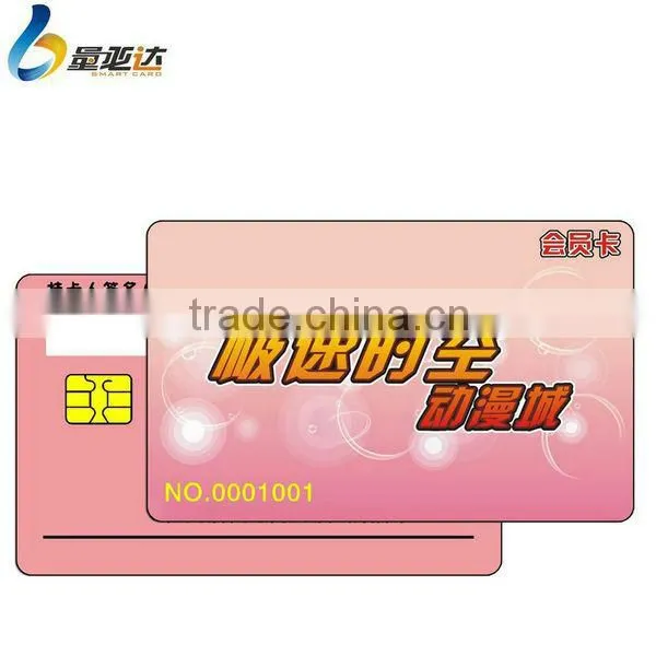 4442 chip card with signature panel