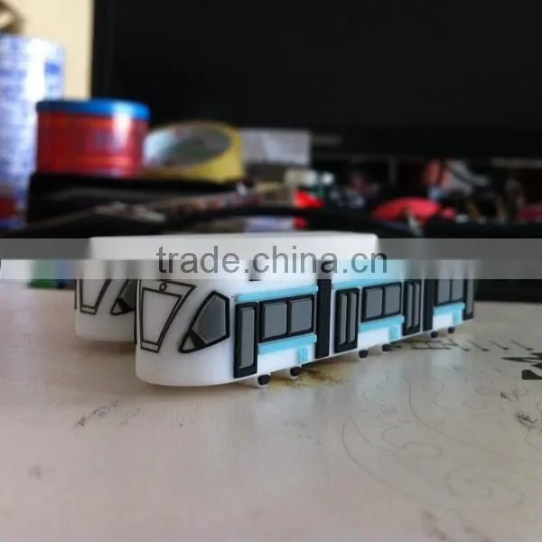 Customized bullet trains shaped personalized fancy keychain