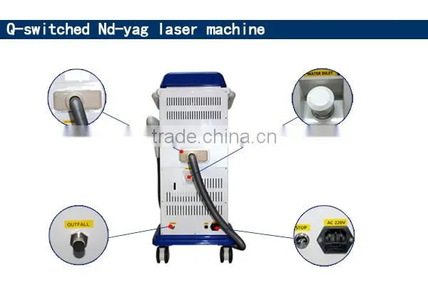 Fast selling !Tattoo machine for nd yag laser price tattoo removal laser