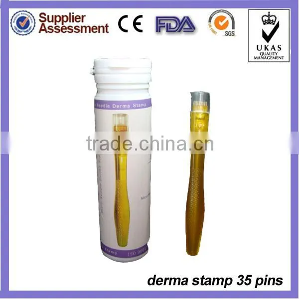 80 needles derma stamp titanium skin roller company,others 12/35/40 needles