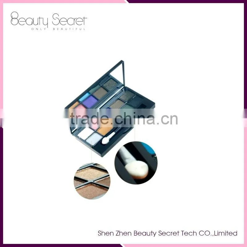 wholesale cosmetic palette 10 color eyeshadow brushes