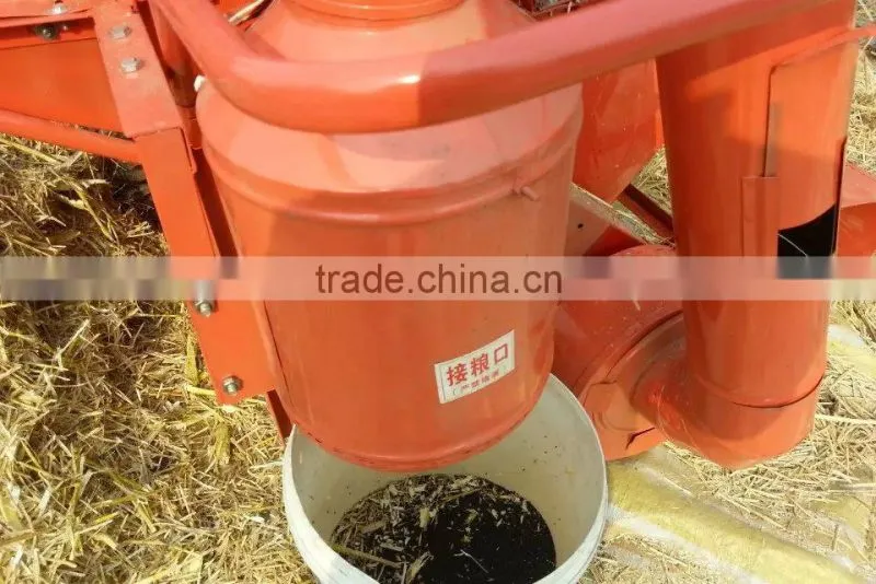 Gasoline engine portable rape thresher