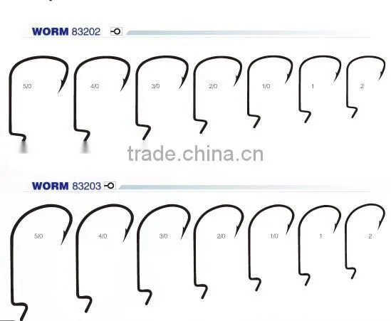 worm hook fishing hook for fishing