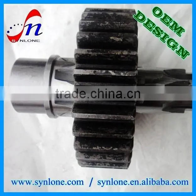 Precise machined shaft gear for heavy equipment