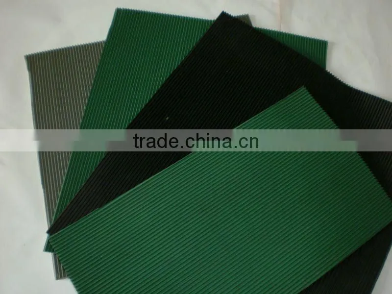 big (3mm to 6mm thickness) non slip garage usage ribbed rubber mat