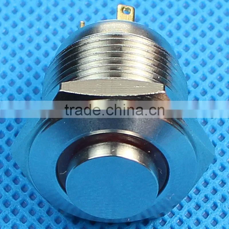 16mm illuminate metal push button switch