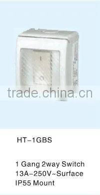 HEIGHT HOT SALE weather protected switch/1 Gang 2 way switch WITH HIGH QUALITY