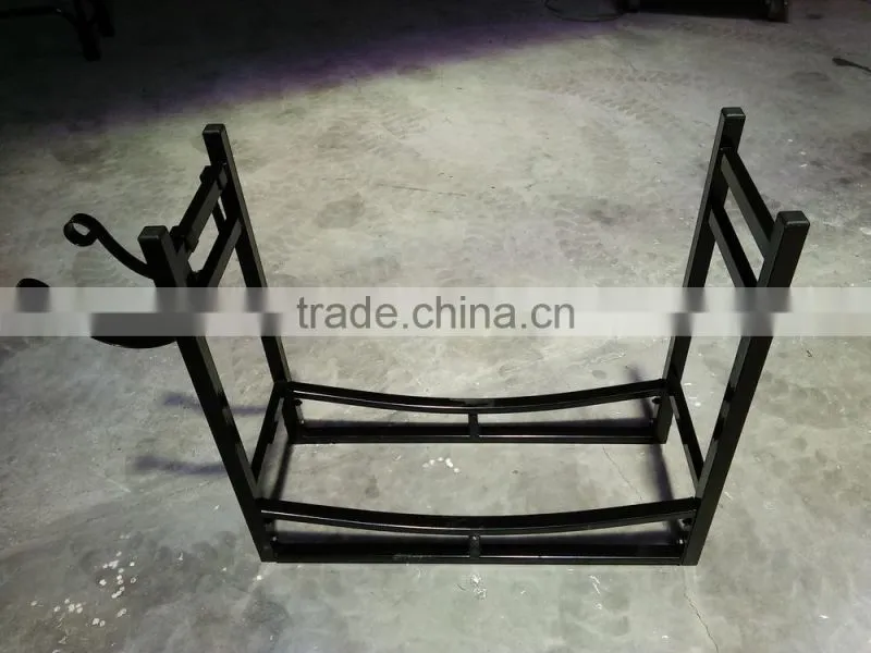 metal firewood log rack holder