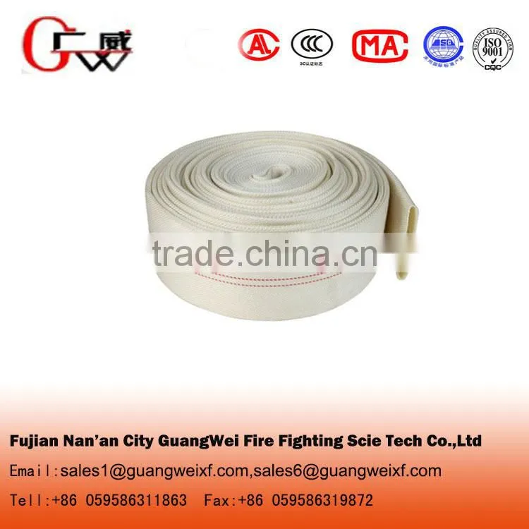 Fire hydrant hose fire hose fabric with spray jet fire hose nozzle