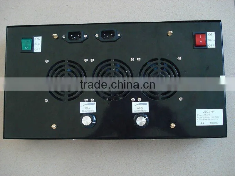 energy saving and best sale double Dimmer 120w(55*3w) aquarium coral reef lights