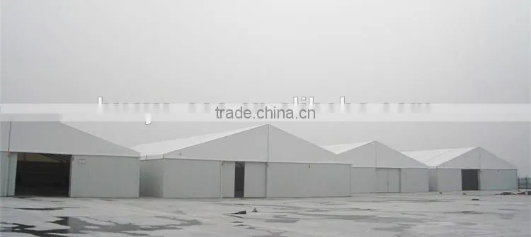 20x80m temporary aluminum warehouse tent storage tent with PVC fabric large industrial tent
