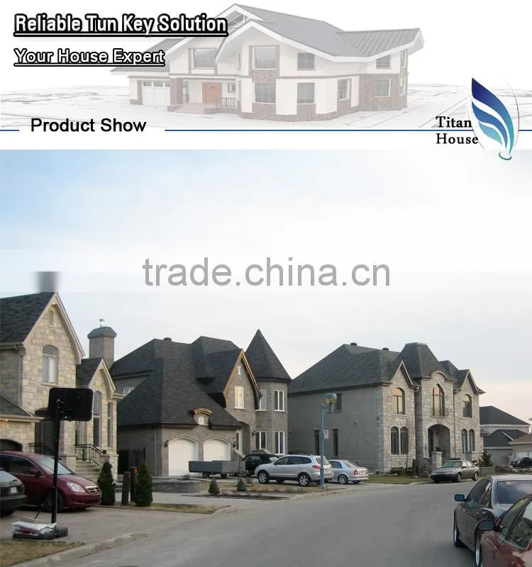 Easy Assembly European Style Prefabricated Kit Apartment Houses by Estate Developers