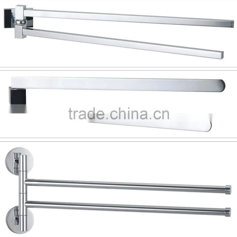 Hotel Style Wall Mounted Bathroom Stainless Steel 304 Towel Rack