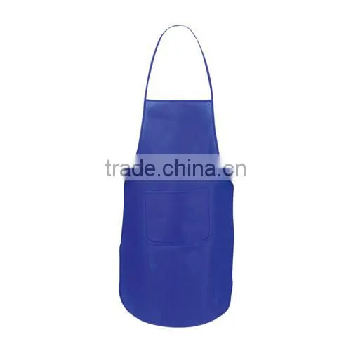 non-woven kitchen apron with front pocket as promotion