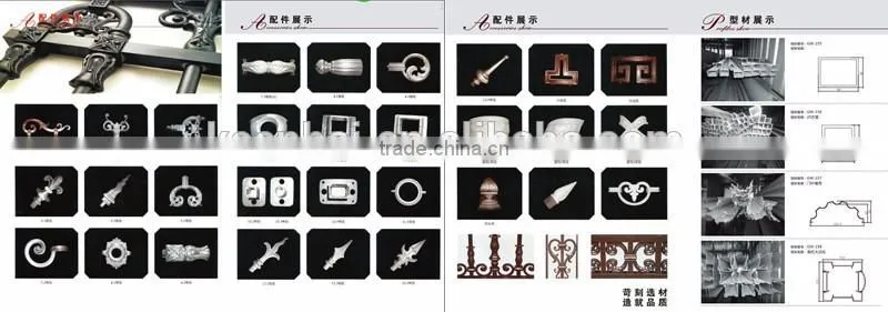 Modern Design Veranda Handrail Aluminum Balcony Railing