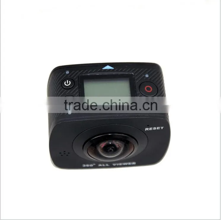 High Quality Waterproof 360 Degree Full View Video Camera VR HD Dual Lens Mini Go pro HD Sports Camera