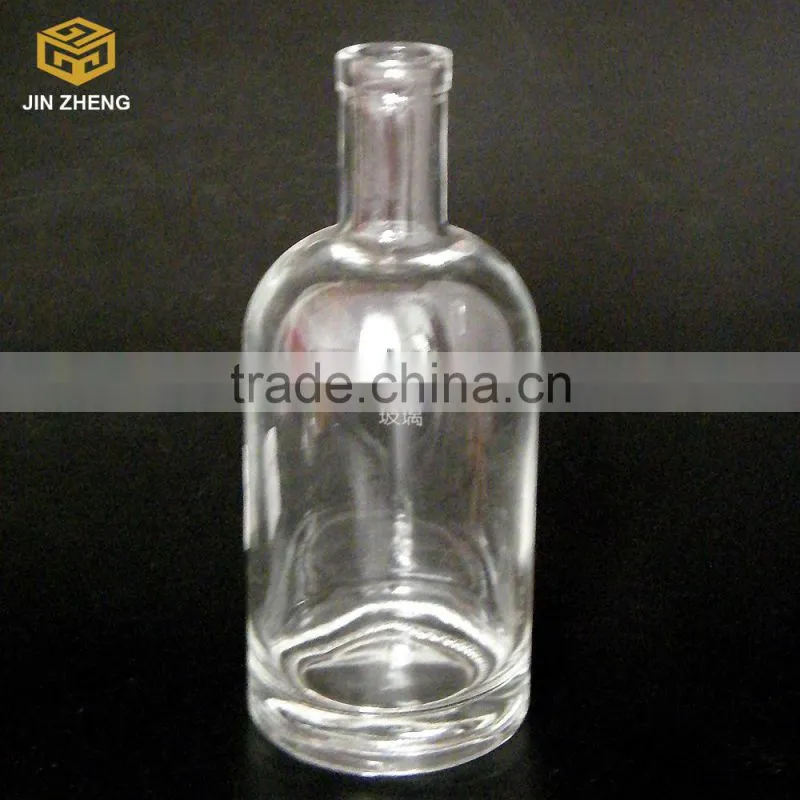 750ml crystal white material vodka glass bottle