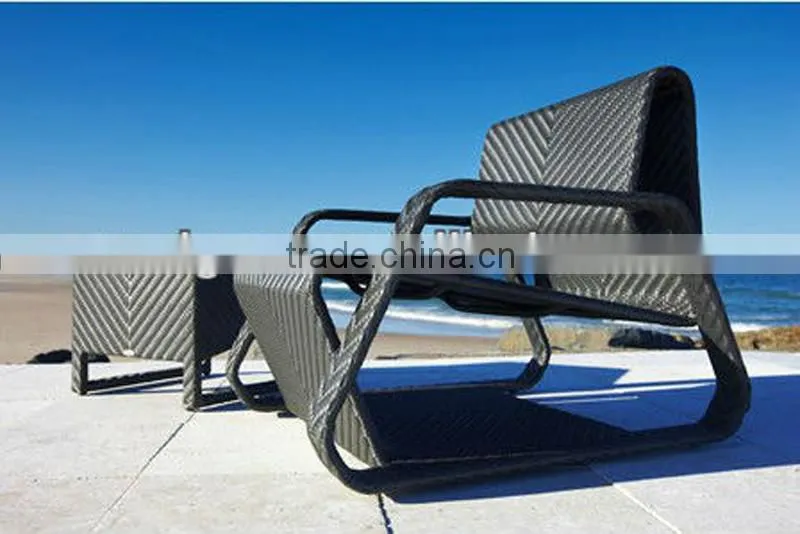 2017 Trade Assurance Outdoor PE Rattan handmake garden line table and chairs furniture