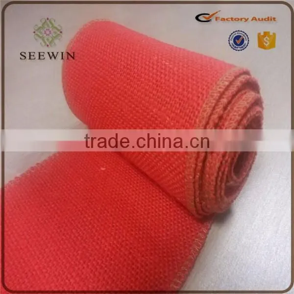 natural raw jute ribbon for christmas decoration