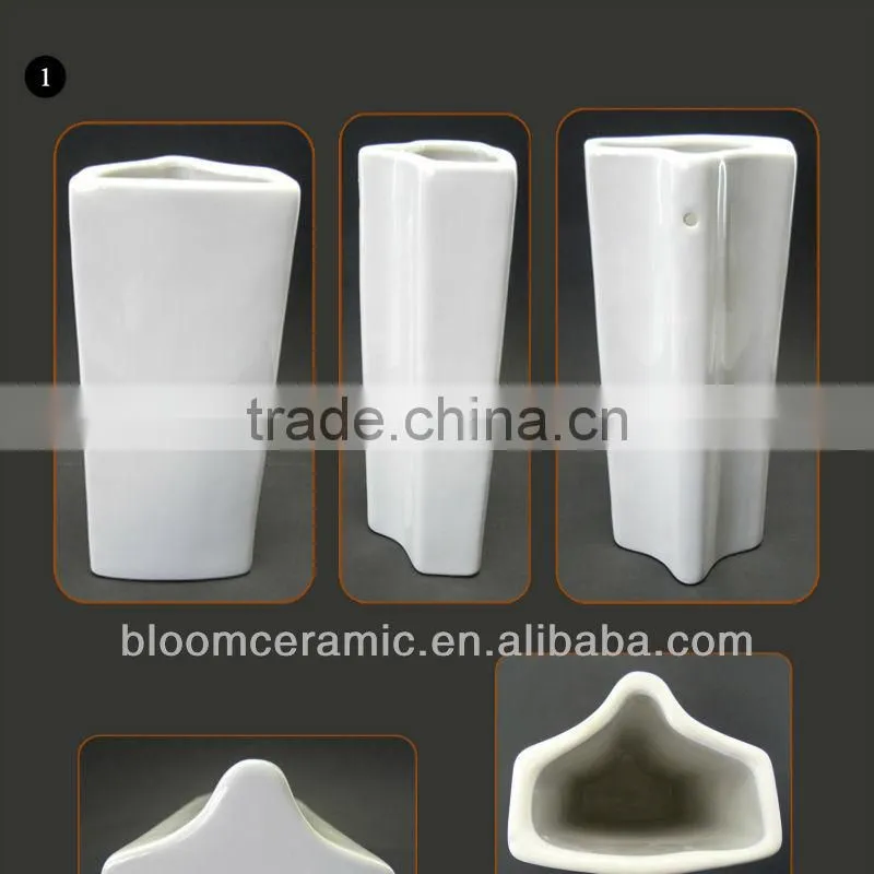 White ceramic mini air purifier with S hook