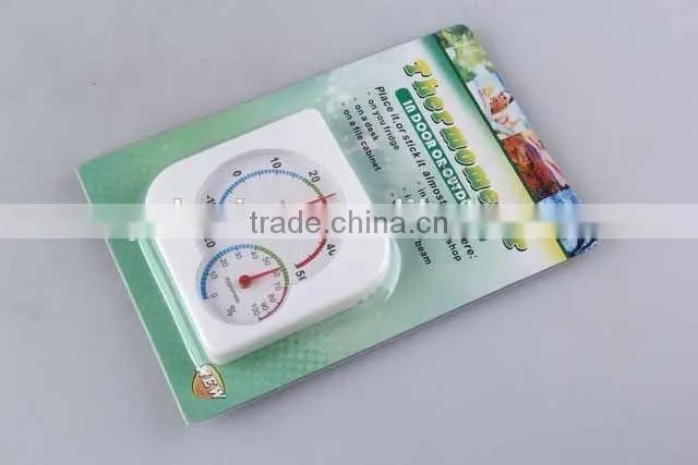 Double Pointer Square THERMOMETER