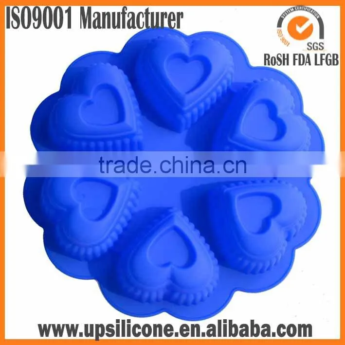 Flower shape silicone cake molds sunflower mold and other shapes