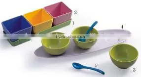 Home use melamine flavour seasoning bowl set