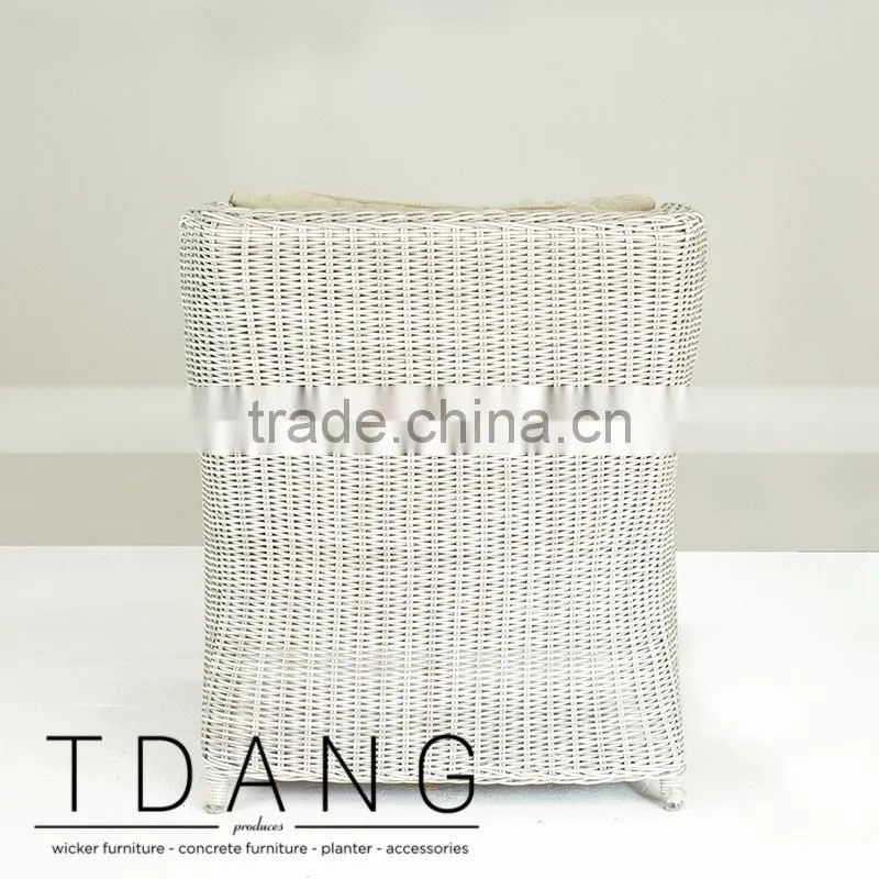 Driago Wicker Lounge Chair with Ottoman - Luxury Relax Wicker Chair