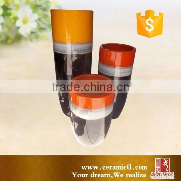 Antique decorative china ceramic flower vases