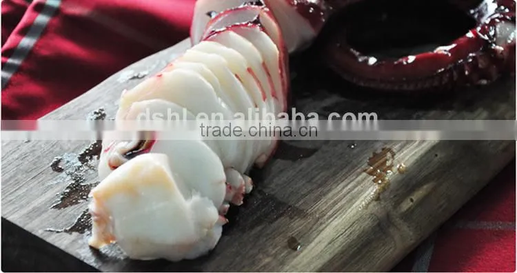 frozen food for sale octopus cutting