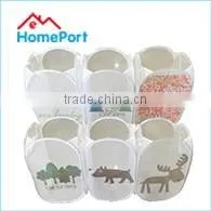 Portable Mesh Foldable Laundry Hamper With Reinforced Carry Handles