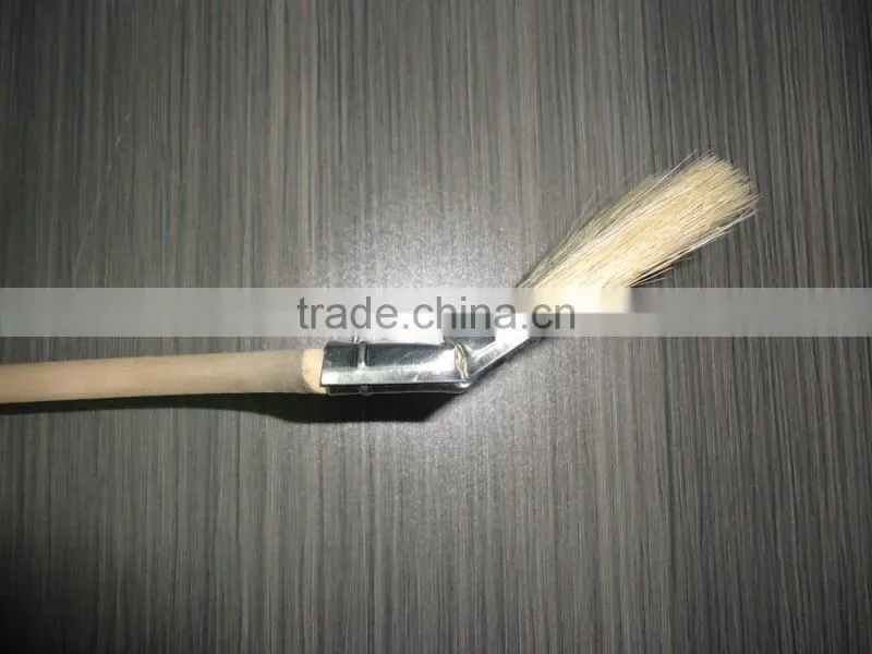 Bend paint brush / radiator brush with long wooden handle