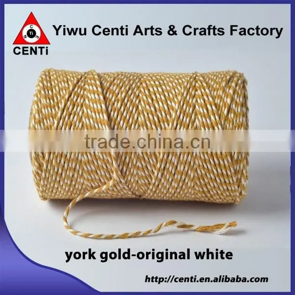 Factory sale york gold solid bakers twine