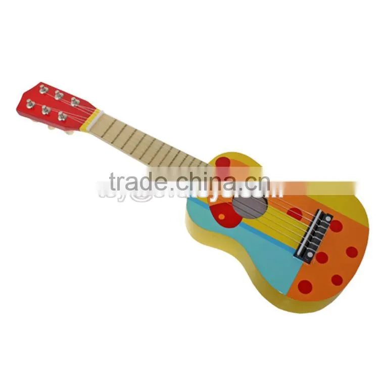 Wholesale cheap classical wooden kids acoustic guitar W07H014-S